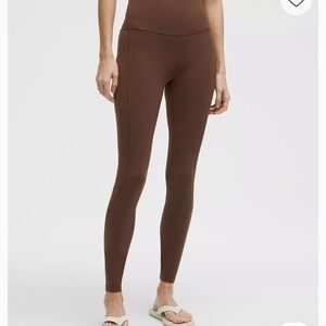 Lululemon Athletica Chocolate Brown Ankle Leggings